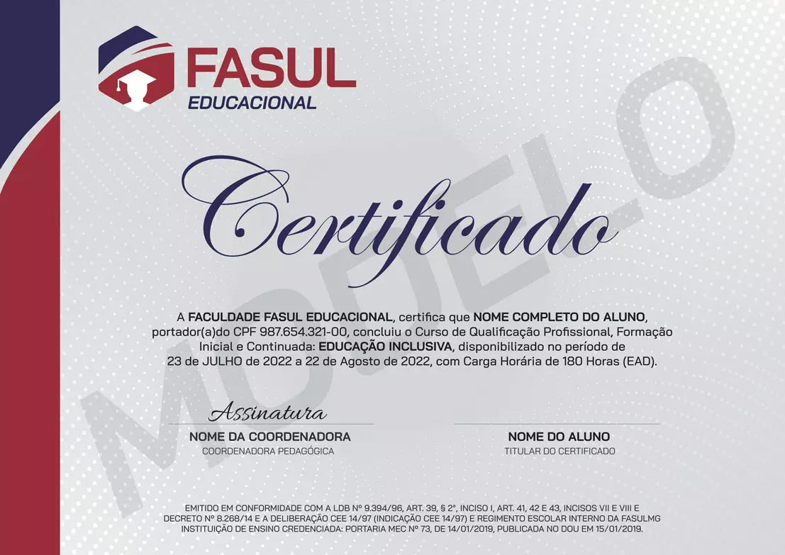 CURSO GRATIS ONLINE - Certificado FASUL EDUCACIONAL
